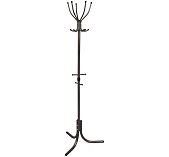 Вешалка напольная Комфорт 5 крючков черный Nika