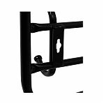 Вешалка настенная с полкой Зми 100, ВСП 169, 8 крючков, черная 220х265х975 мм