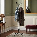 Вешалка-стойка напольная Зми Луч 5 ВНП 361, h 1770 мм, d 630 мм, черный