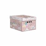 Коробка для хранения Valiant Путешастики KCTN-TRP-4S, складная, 185х250x330 мм, с крышкой, картон 