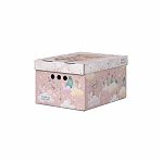 Коробка для хранения Valiant Путешастики KCTN-TRP-4S, складная, 185х250x330 мм, с крышкой, картон 