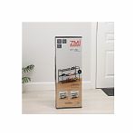 Подставка для обуви ЗМИ Женева 33, ПДО Ж33, 3 полки, цвет черный, 260х600х870 мм