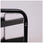 Подставка для обуви ЗМИ Женева 33, ПДО Ж33, 3 полки, цвет черный, 260х600х870 мм