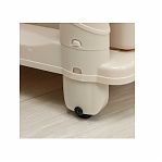 Комод Альтернатива Лаура М6839, 4 ящика, 425х560х925 мм, слоновая кость, пластиковый