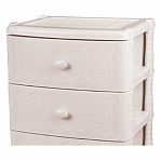 Комод четырехсекционный Альтернатива Флоран М6838, слоновая кость, 42.5х56х90.5 см