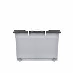 Контейнер для хранения Альтернатива М3115 с крышкой, 40 л, пластиковый, 265х395х610 мм