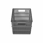 Корзина Econova Simplify, универсальная, серая, 108х136х184 мм, 2 л, 435250711
