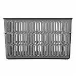 Корзина Econova Simplify, универсальная, серая, 108х136х184 мм, 2 л, 435250711