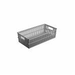 Корзина Econova Simplify, универсальная, серая, 78х140х274 мм 2.5 л, 435250611