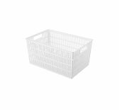 Корзина Econova Simplify, универсальная, белая, 138х184х274 мм, 6 л, 435250516