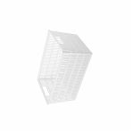 Корзина Econova Simplify, универсальная, белая, 138х184х274 мм, 6 л, 435250516