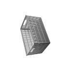 Корзина Econova Simplify, универсальная, серая, 138х184х274 мм, 6 л, 435250511