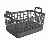 Корзина Econova Ково, универсальная, 210х224х320 мм, 12 л, серый, 435296111