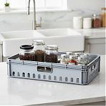 Ящик универсальный Бытпласт Евробокс, серый, 130х400х600 мм, 27 л