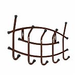 Вешалка настенная Nika Премиум, ВНП3/А, 5 крючков, медный антик, 8.5х30х44 см