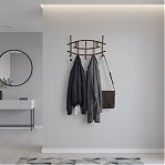 Вешалка настенная Nika Премиум, ВНП3/А, 5 крючков, медный антик, 8.5х30х44 см