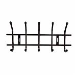 Вешалка настенная Рыжий Кот Gancio, 5 крючков, бронзовая, 9х23х51 см