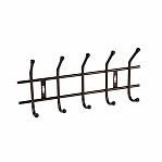 Вешалка настенная Рыжий Кот Gancio, 5 крючков, бронзовая, 9х23х51 см