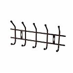 Вешалка настенная Рыжий Кот Gancio, 5 крючков, бронзовая, 9х23х51 см