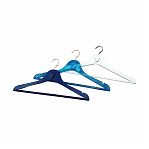 Вешалка-плечики универсальная, пластиковая, цвет в ассортименте