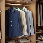 Вешалка-плечики универсальная, пластиковая, цвет в ассортименте