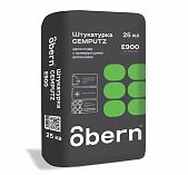 Штукатурка цементная Obern Cemputz E900, с фиброй, армирующие волокна, 25 кг