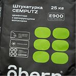 Штукатурка цементная Obern Cemputz E900, с фиброй, армирующие волокна, 25 кг