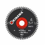 Диск пильный по дереву Okinawa 216х30 мм, 60T 216-60-30