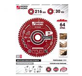 Диск пильный по дереву WOOD WORK 216х30хZ64 27.216.64