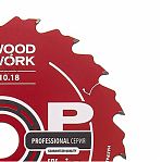 Диск пильный по дереву Woodwork 210x30x1.8/1.2 мм, 27.210.18, d 250 мм, 18 зубьев
