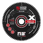 Диск пильный по дереву и фанере Woodwork Expert 216х30хZ80, 29.216.80, d 216 мм, 80 зубьев