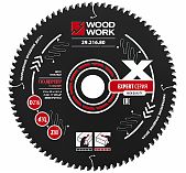 Диск пильный по дереву и фанере Woodwork Expert 216х30хZ80, 29.216.80, d 216 мм, 80 зубьев