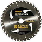 Диск пильный по дереву Hanskonner THIN KERF H9022-165-20-36T, 165х20 мм, 36 зубьев