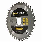 Диск пильный по дереву Hanskonner H9022-165-30/20-36T, 165х30/20 мм, 36 зубьев