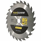 Диск пильный по дереву Hanskonner H9022-185-20/16-24T, 185х20/16 мм, 24 зубья