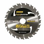 Диск пильный по дереву Hanskonner THIN KERF  H9022-190-30-24T, 190х30 мм, 24 зубья
