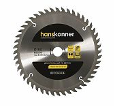 Диск пильный по дереву Hanskonner H9025-190-20/16-48T, 190х20/16 мм, 48 зубьев