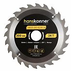 Диск пильный по дереву Hanskonner ArmorPiercing H9025-200-32/30-24T, 200x32/30 мм, 24 зубья