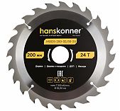 Диск пильный по дереву Hanskonner ArmorPiercing H9025-200-32/30-24T, 200x32/30 мм, 24 зубья
