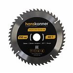 Диск пильный по дереву Hanskonner ArmorPiercing H9025-250-32/30-48T, 250x32/30мм, 48 зубьев