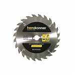 Диск пильный по дереву Hanskonner H9025-185-20/16-24, 185 мм, 20/16 мм, 24 зубья