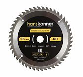Диск пильный по дереву Hanskonner ArmorPiercing H9025-185-20/16-48, 185 мм,  20/16 мм, 48 зубьев