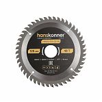 Диск пильный по дереву Hanskonner H9025-125-22-48, 1.1х22.2х125 мм, 48 зубьев