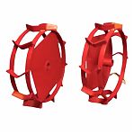 Грунтозацепы 340х90х25 мм для культиваторов Крот, металлические