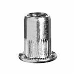 Заклепка резьбовая Зубр М3, с насечками, стальная, стандартный бортик, 31317-03